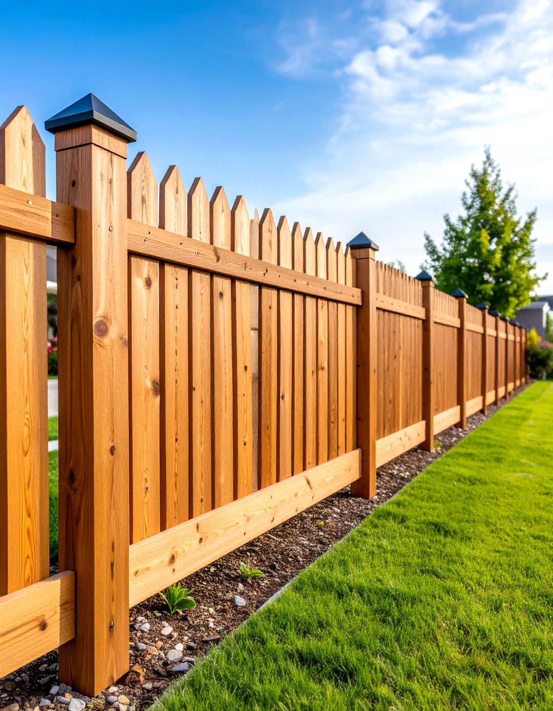 Cedar Good Neighbor Privacy Fence - 24 Cedar Fence Ideas