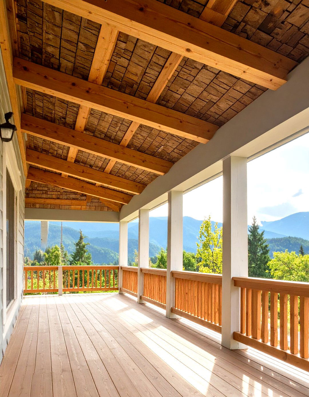 Cedar Shake Shingle Ceiling - 24 Porch Ceiling Ideas