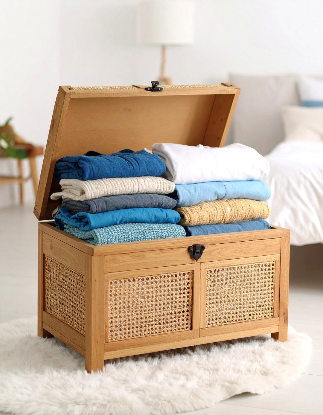 Cedar Storage Chest for Delicate and Seasonal Clothing - 24 Clothes Storage Ideas