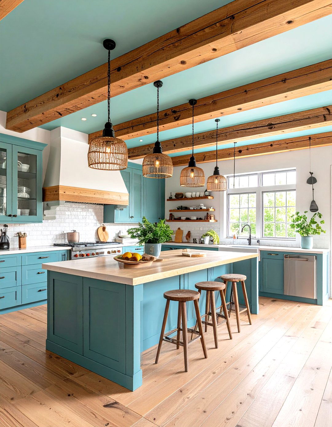 Ceiling Design Elements - 24 Eclectic Kitchen Ideas