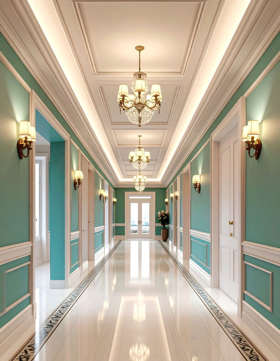 Ceiling Design Features - 24 Narrow Hallway Ideas