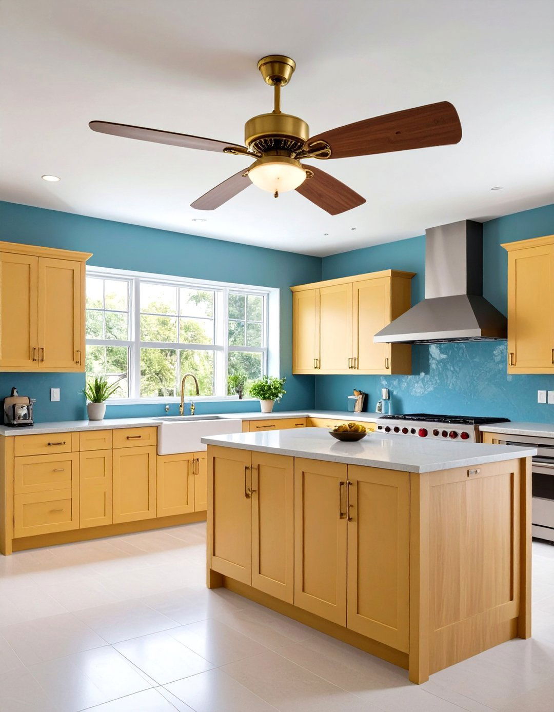 Ceiling Fan Kitchen - 24 1980s Kitchen Ideas
