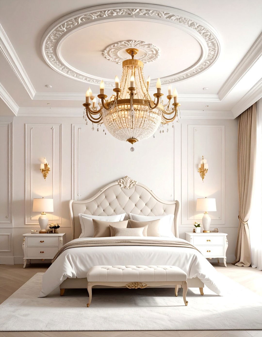 Ceiling Medallion Focus - 24 Cheap Ceiling Ideas