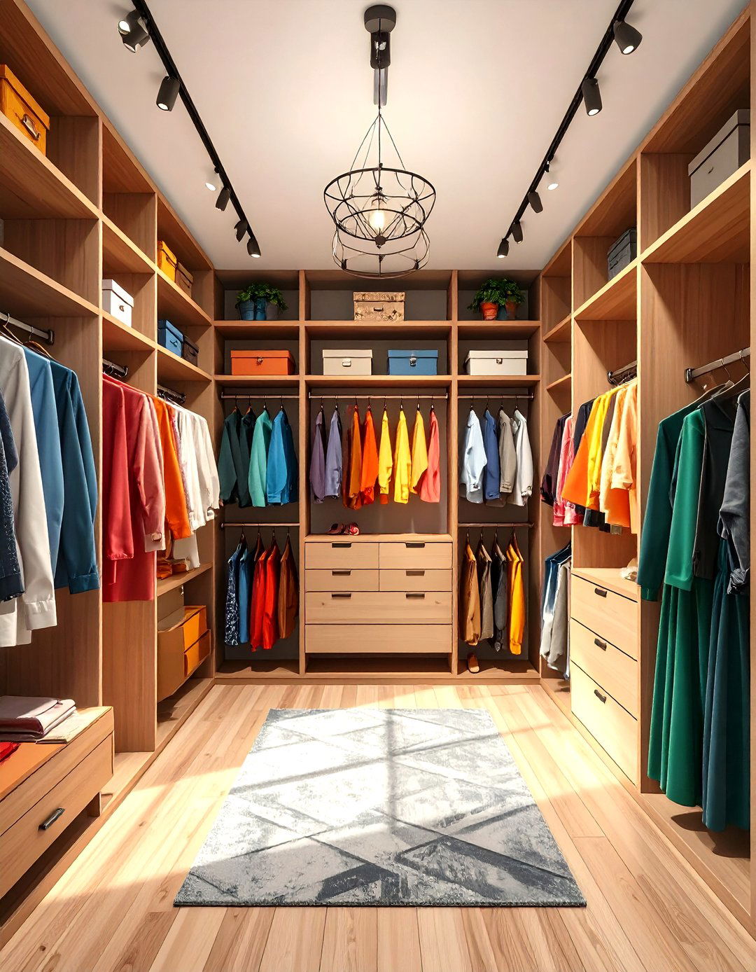 Ceiling Mounted Solutions - 24 Small Dressing Room Ideas