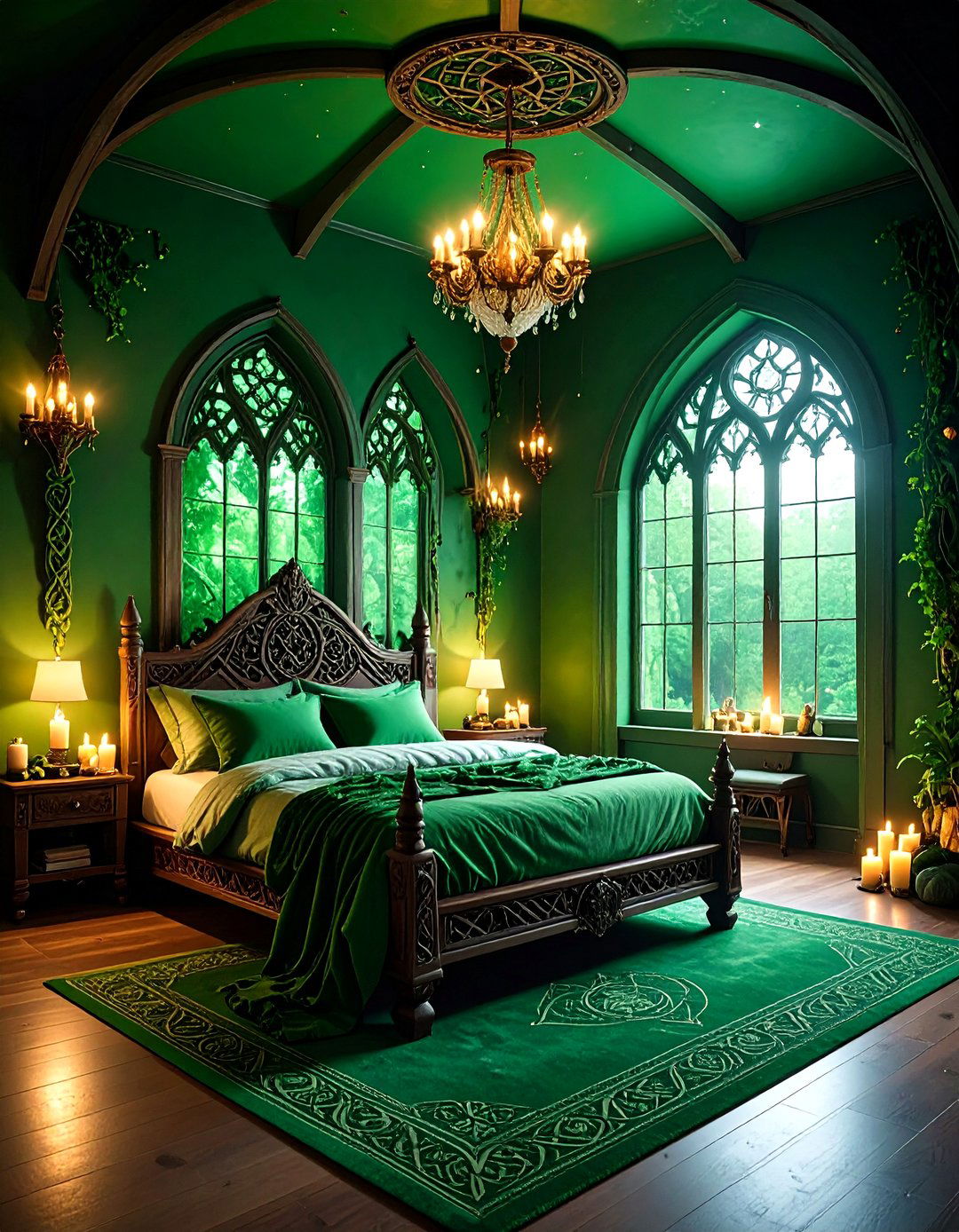 Celtic Gothic Mysticism - 24 Gothic Bedroom Ideas