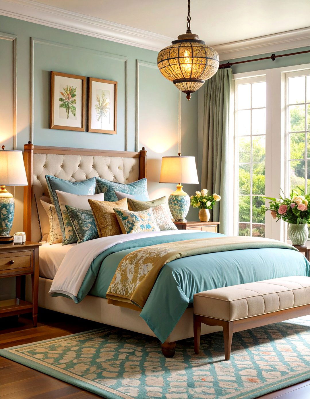 Ceramic Lamp Chinoiserie Bedroom - 24 Chinoiserie Bedroom Ideas
