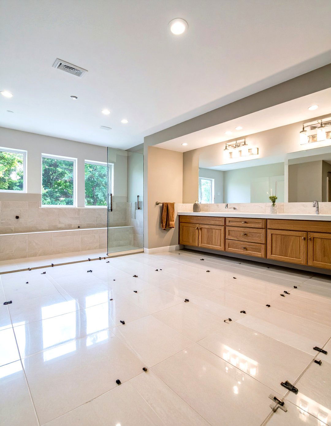 Ceramic Tile Foundations - 24 Basement Floor Ideas