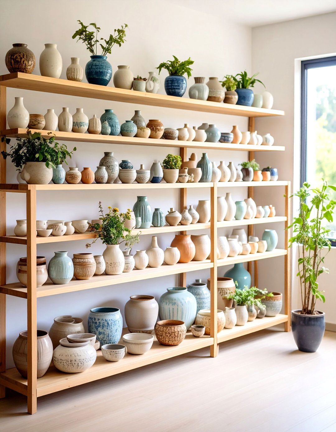 Ceramic and Pottery Showcase - 24 Minimalist Modern Boho Living Room Ideas