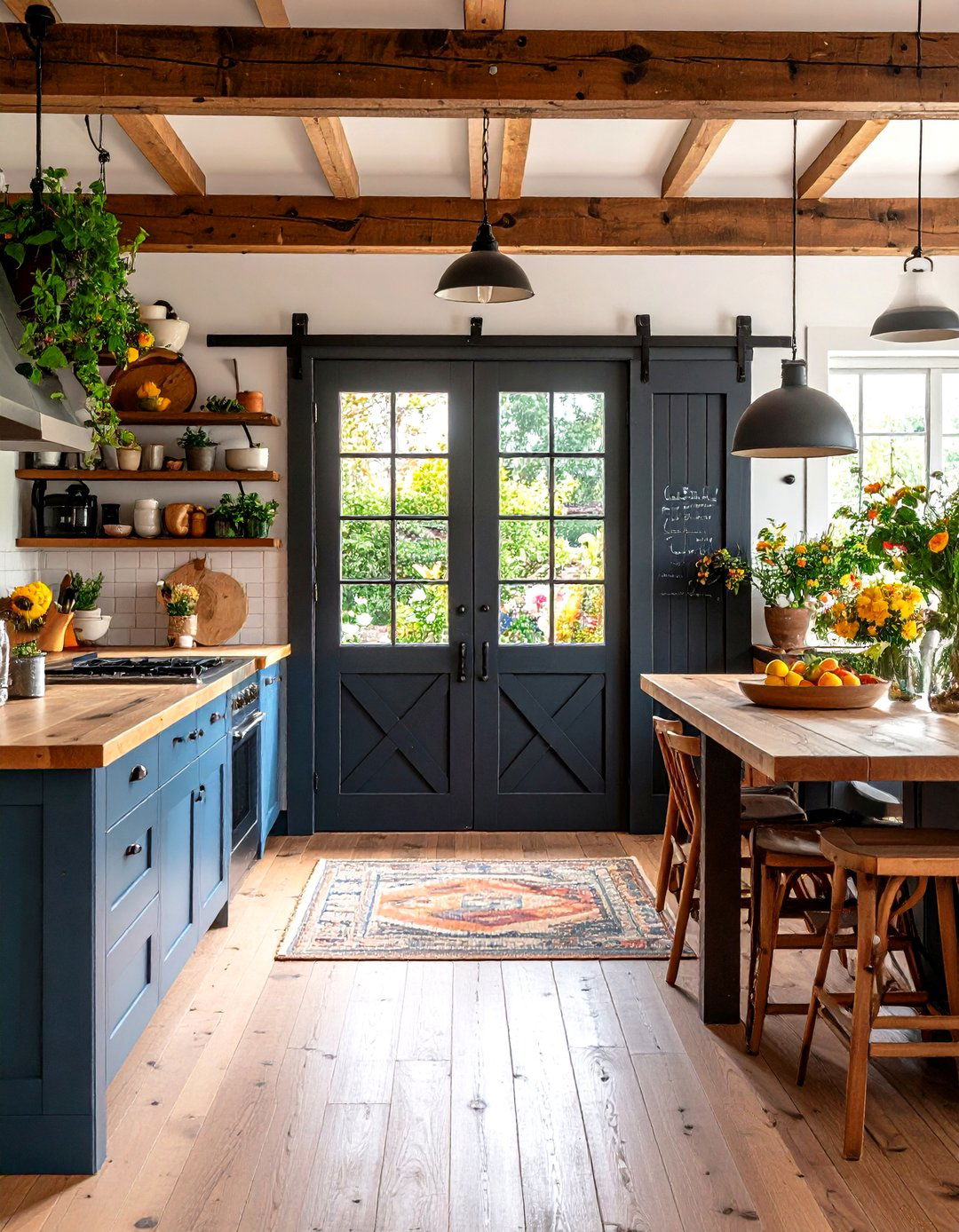Chalkboard Barn Door - 24 Barn Door Ideas