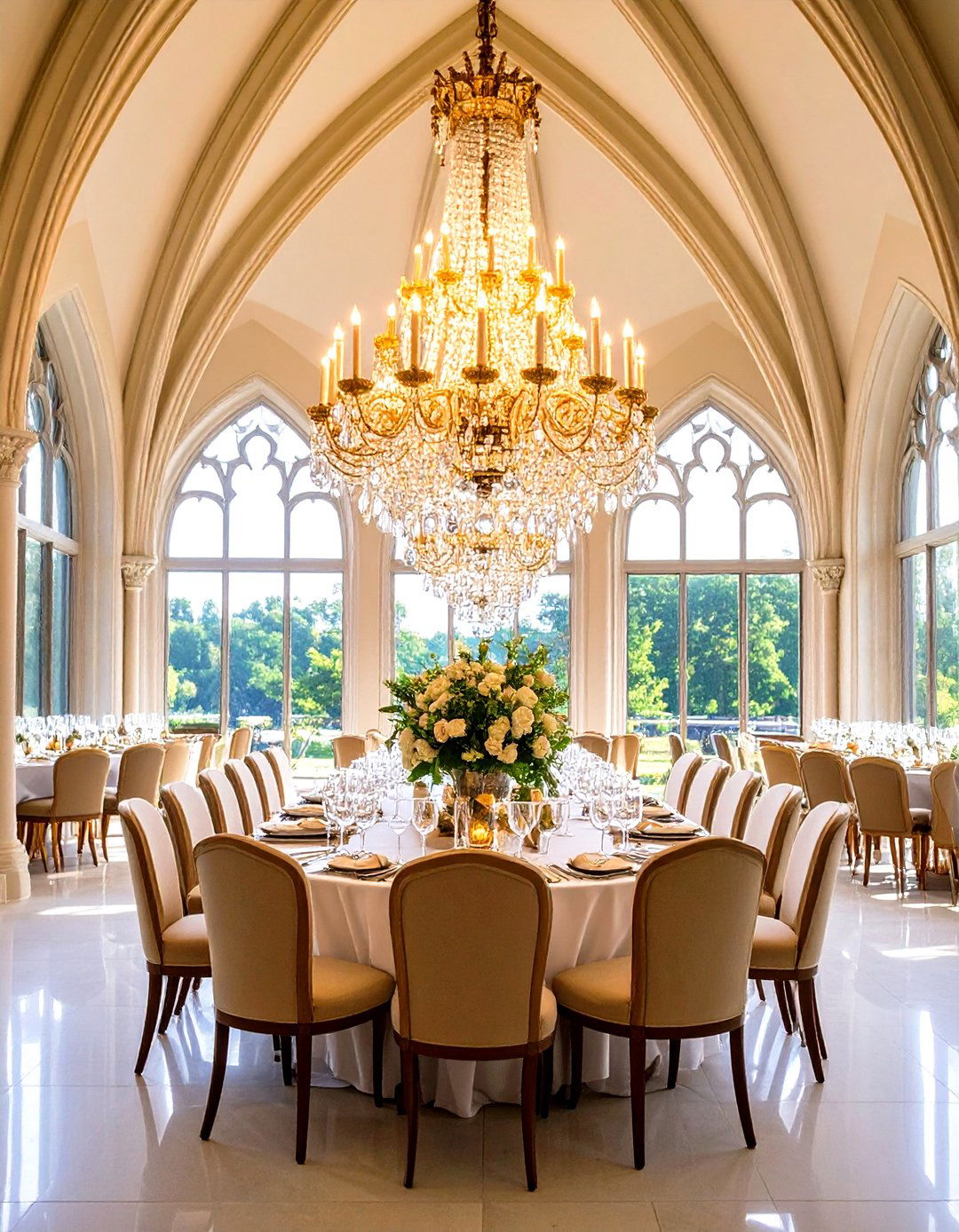 Chandelier Cathedral Ceiling Statements - 24 Cathedral Ceiling Ideas