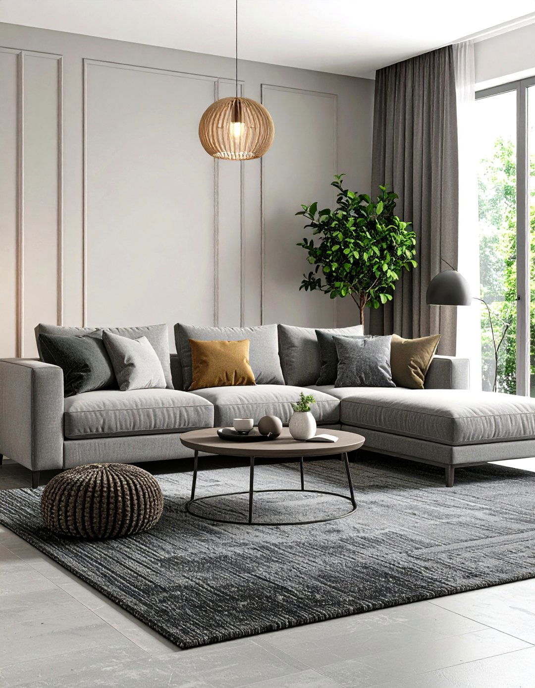 Charcoal Grey Rug Tonal Living Room - 24 what color rug goes with a grey couch