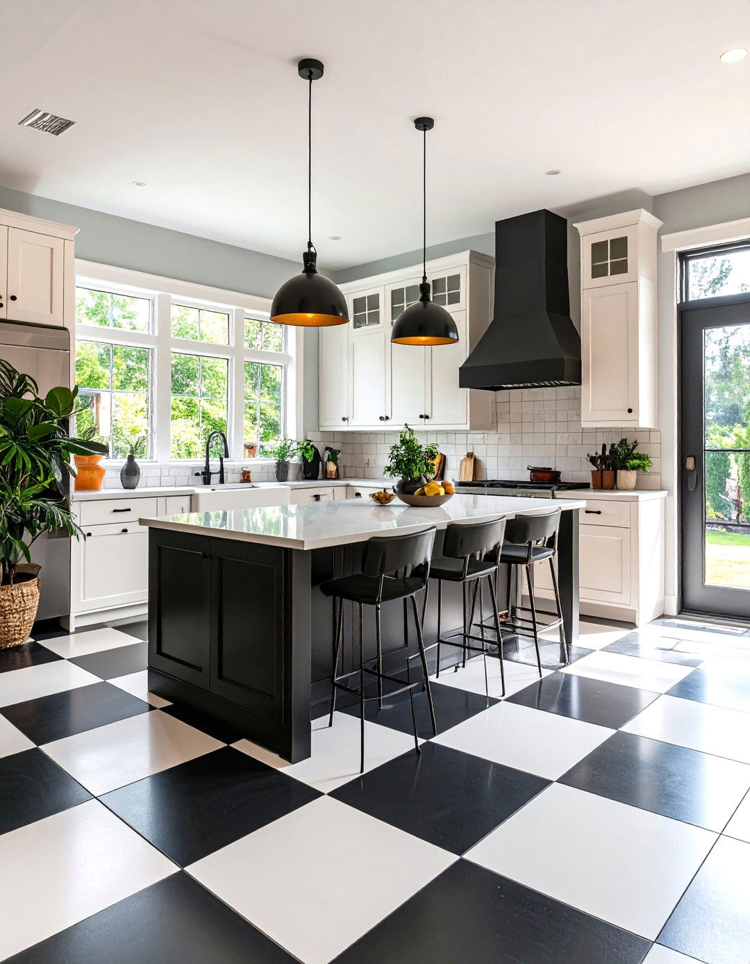 Checkerboard Floor Patterns