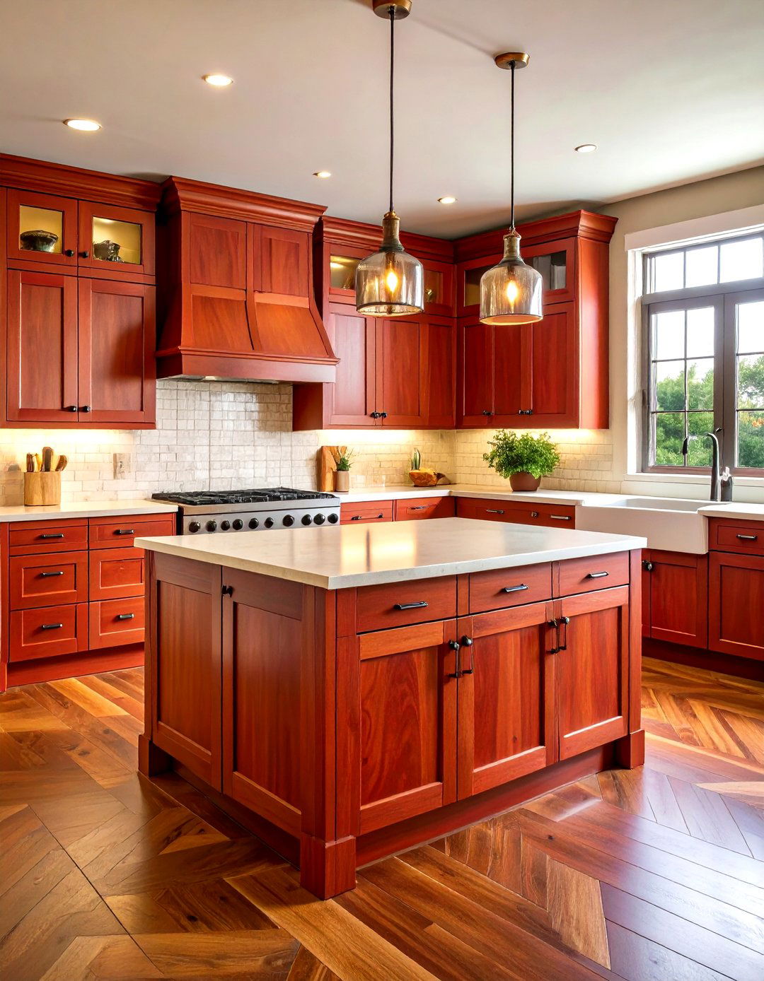Cherry Wood Kitchen Cabinets - 24 Dark Wood Kitchen Cabinets