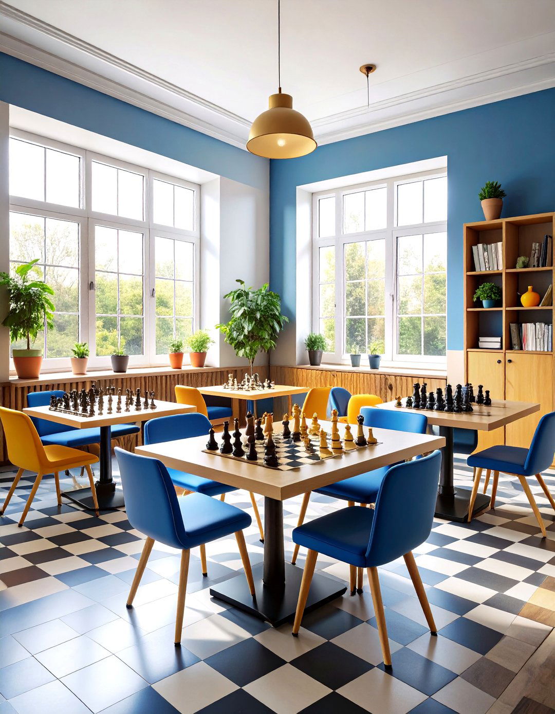 Chess and Strategy Game Study - 24 Game Room Ideas