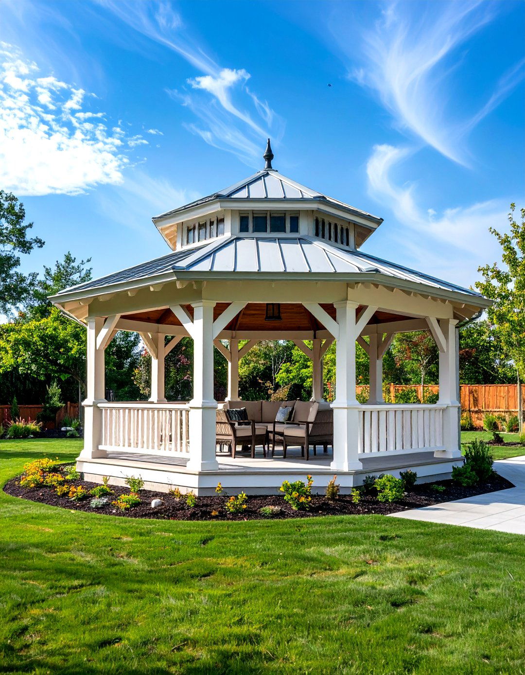Cheyenne Pavilion with Elegant Upgrades - 24 Outdoor Pavilion Ideas