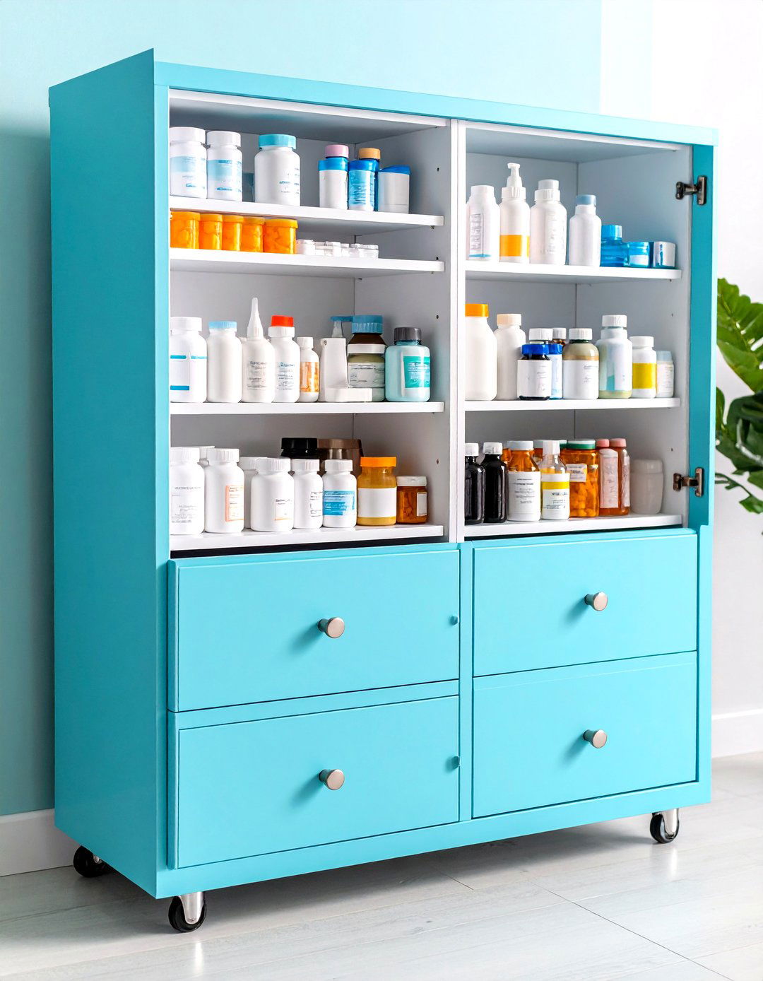 Child Safe Medicine Fort with Advanced Security - 24 Medicine Storage Ideas