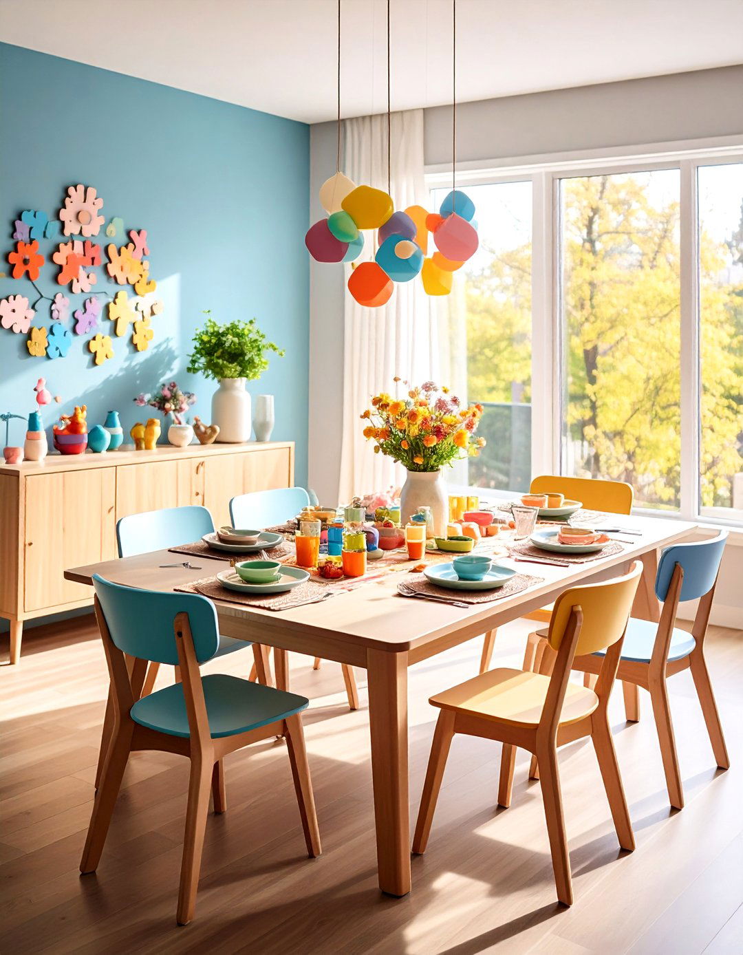 Children Friendly Creative Displays - 24 Dining Table Decor Ideas