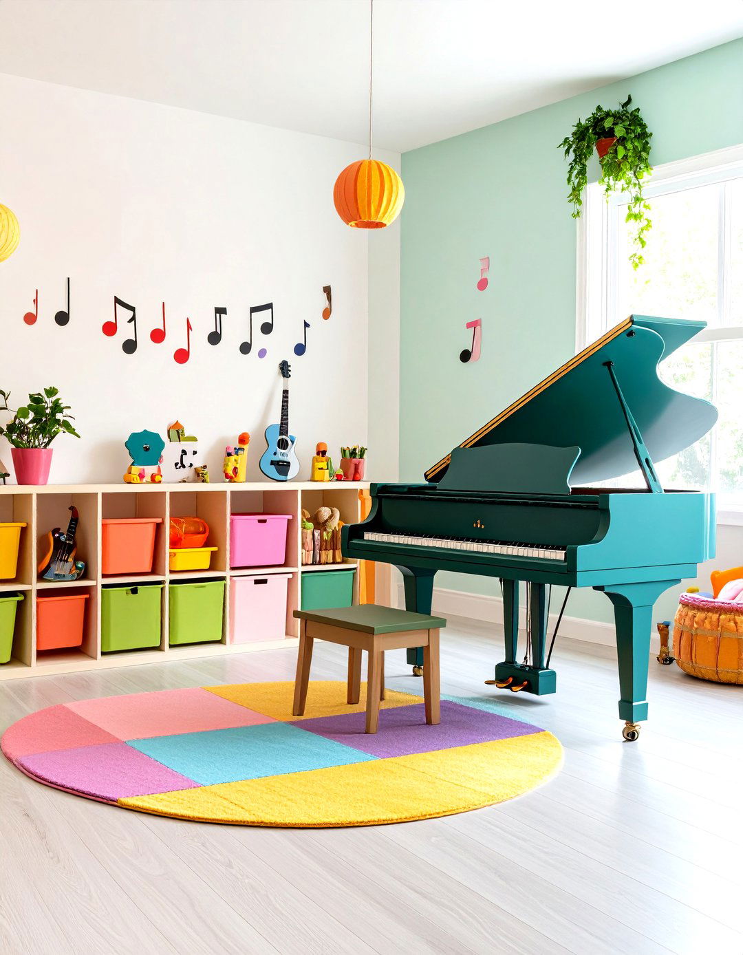 Children Music Learning Playroom - 24 Piano Room Ideas