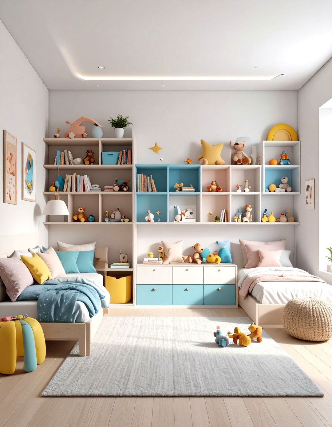 Childrens Bedroom Play Storage Niche - 24 Wall Niche Ideas