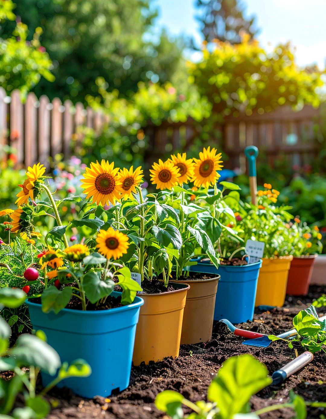 Childrens Learning Container Gardens - 24 Container Garden Ideas