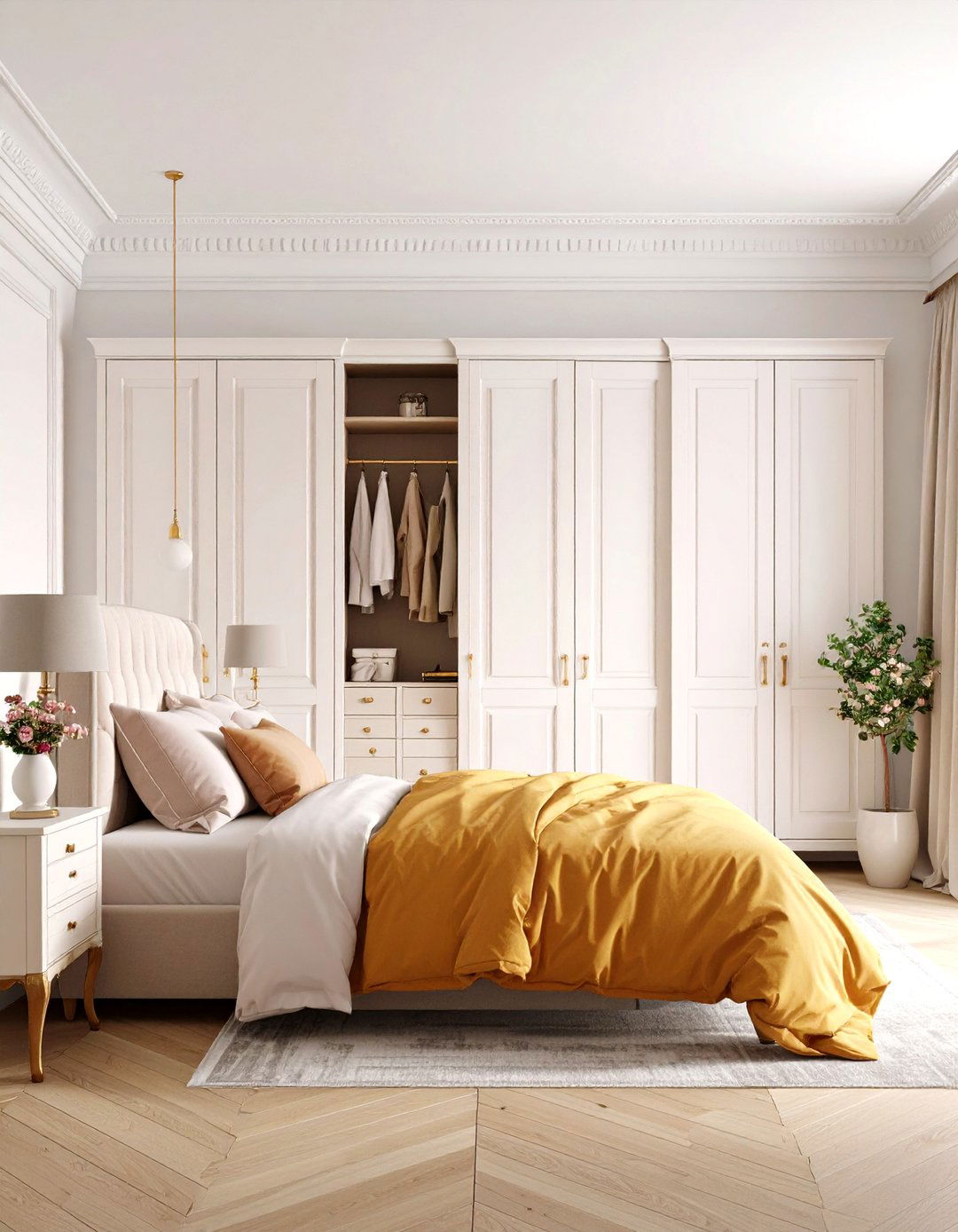 Chimney Breast Adaptations - 24 Built-in Wardrobe Ideas Around a Bed