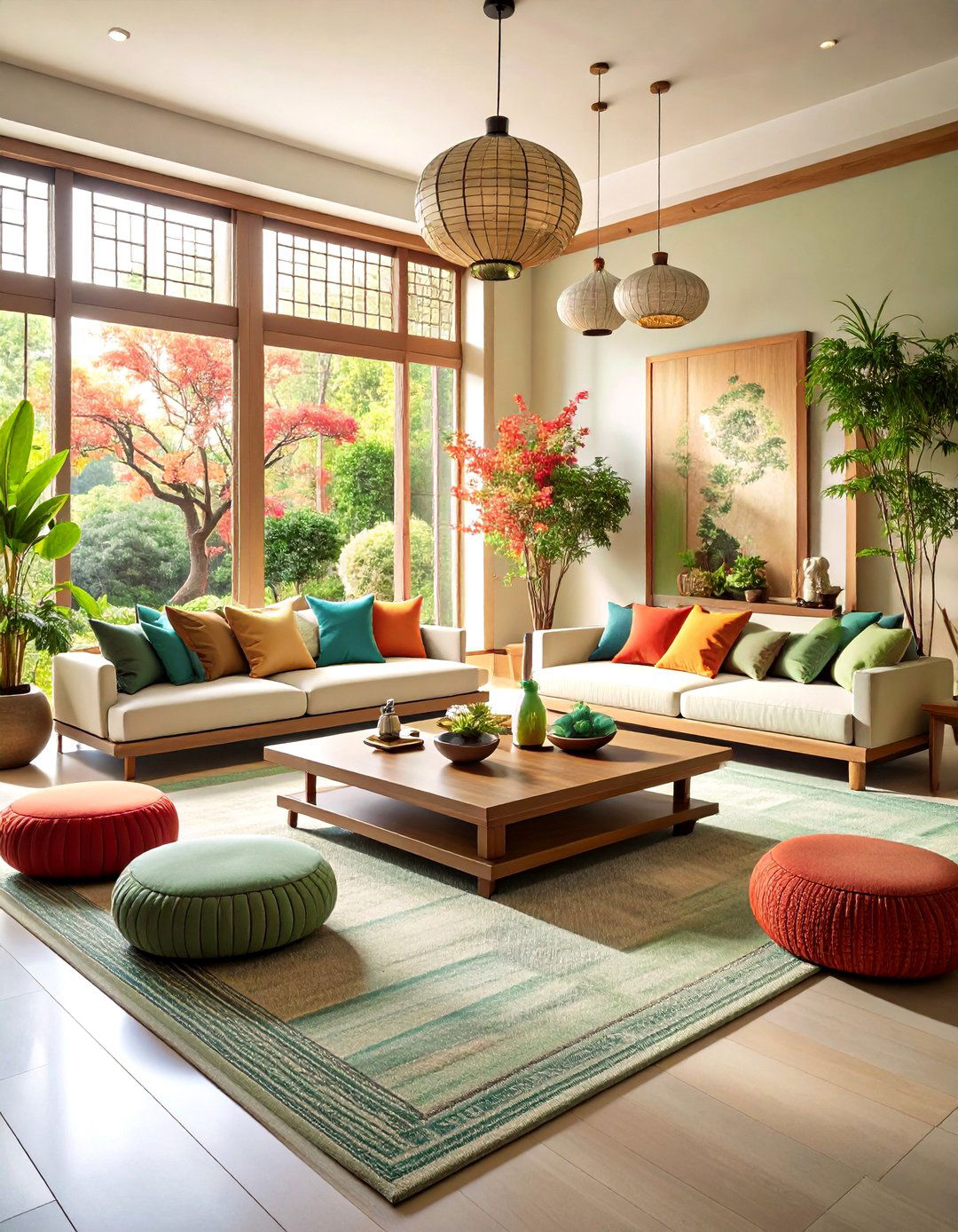 Chinese Feng Shui Optimized Living Room - 24 Asian Living Room Ideas
