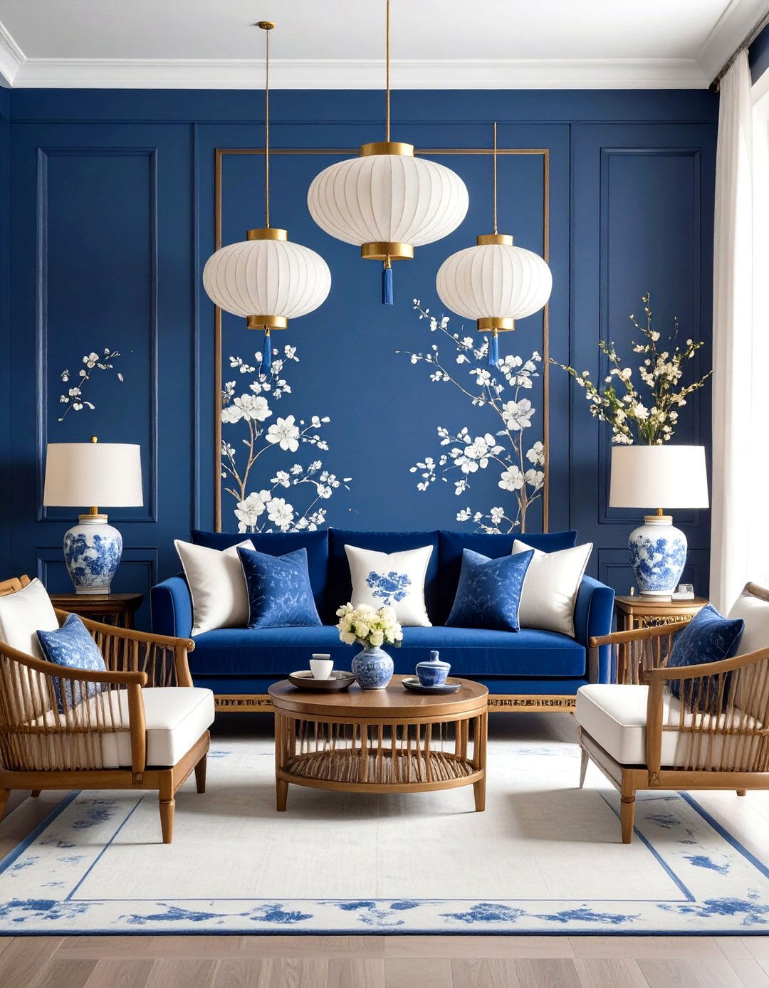 Chinoiserie Preppy Living Room - 24 Preppy Living Room Ideas