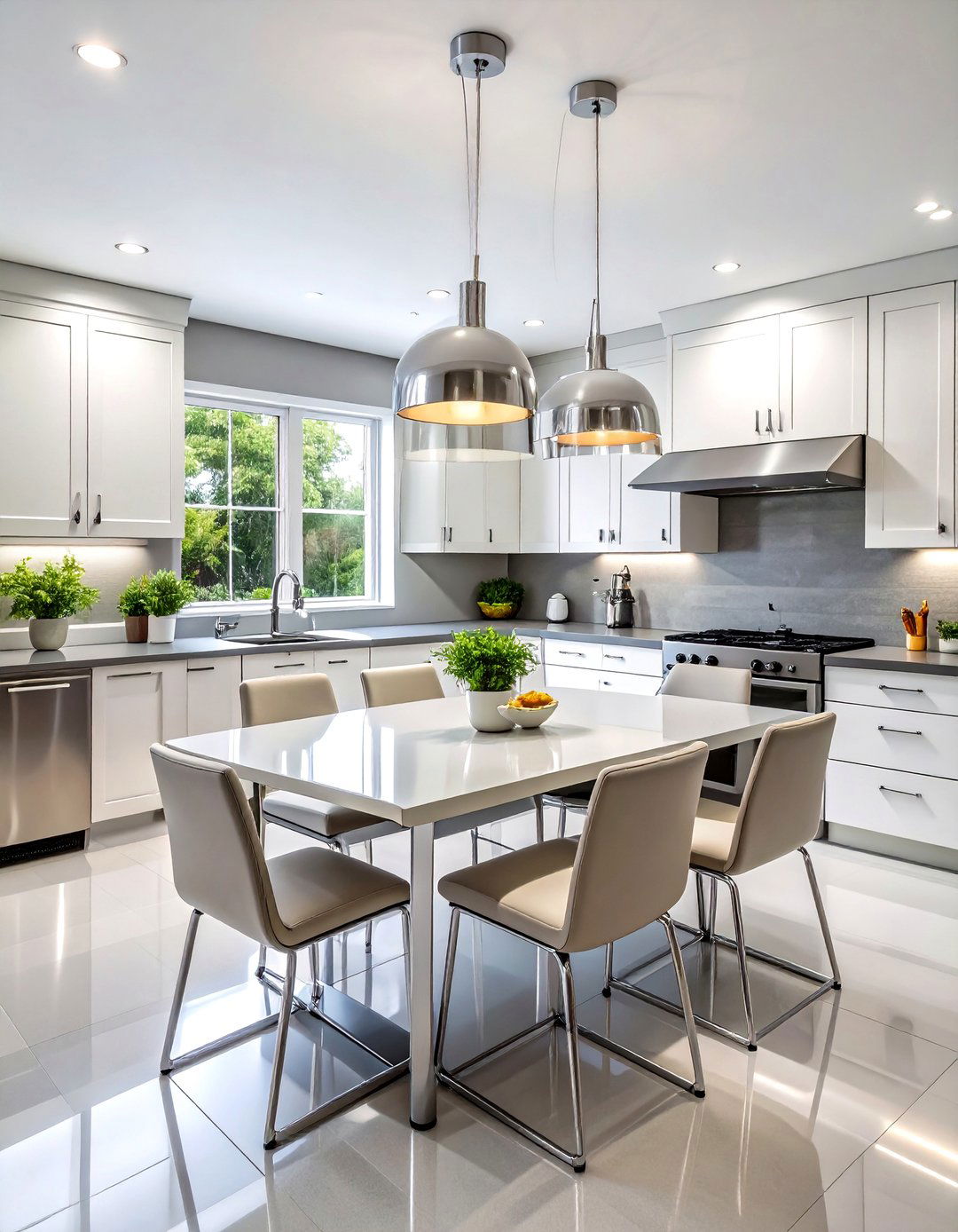 Chrome Dinette Kitchen - 24 1950s Kitchen Ideas