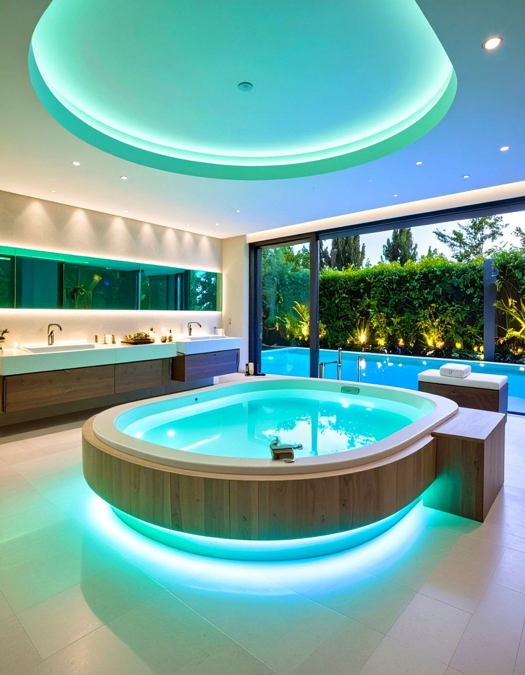 Chromotherapy Color Healing Spa - 24 Spa Decor Ideas