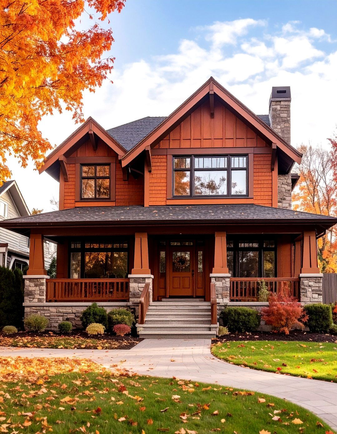 Cinnamon Brown House Exterior Theme - 24 Brown Exterior House Colors