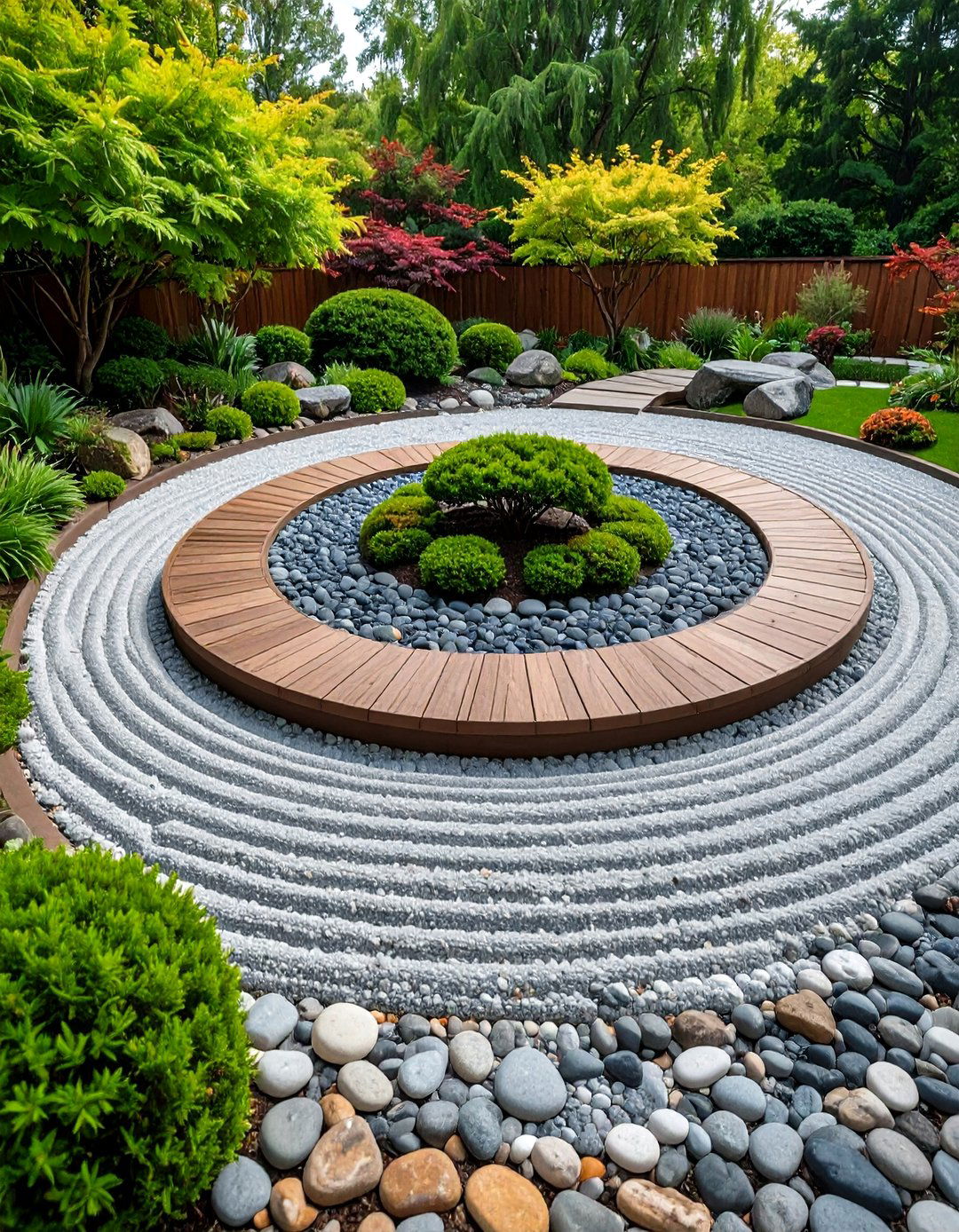 Circular Zen Design - 24 Zen Garden Ideas