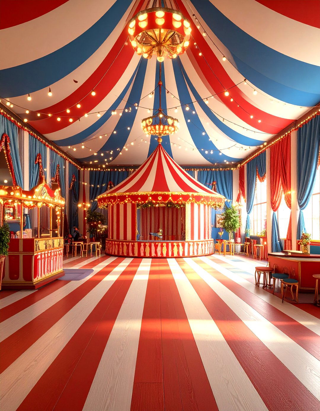 Circus Carnival Playroom - 24 playroom ideas