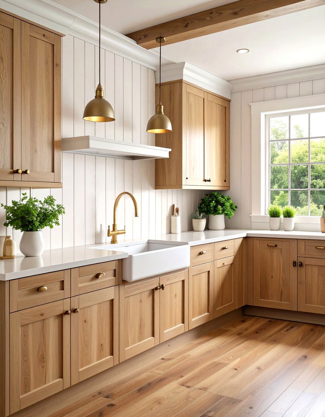 Classic Beadboard Kitchen Backsplash - 24 Kitchen Wainscoting Ideas