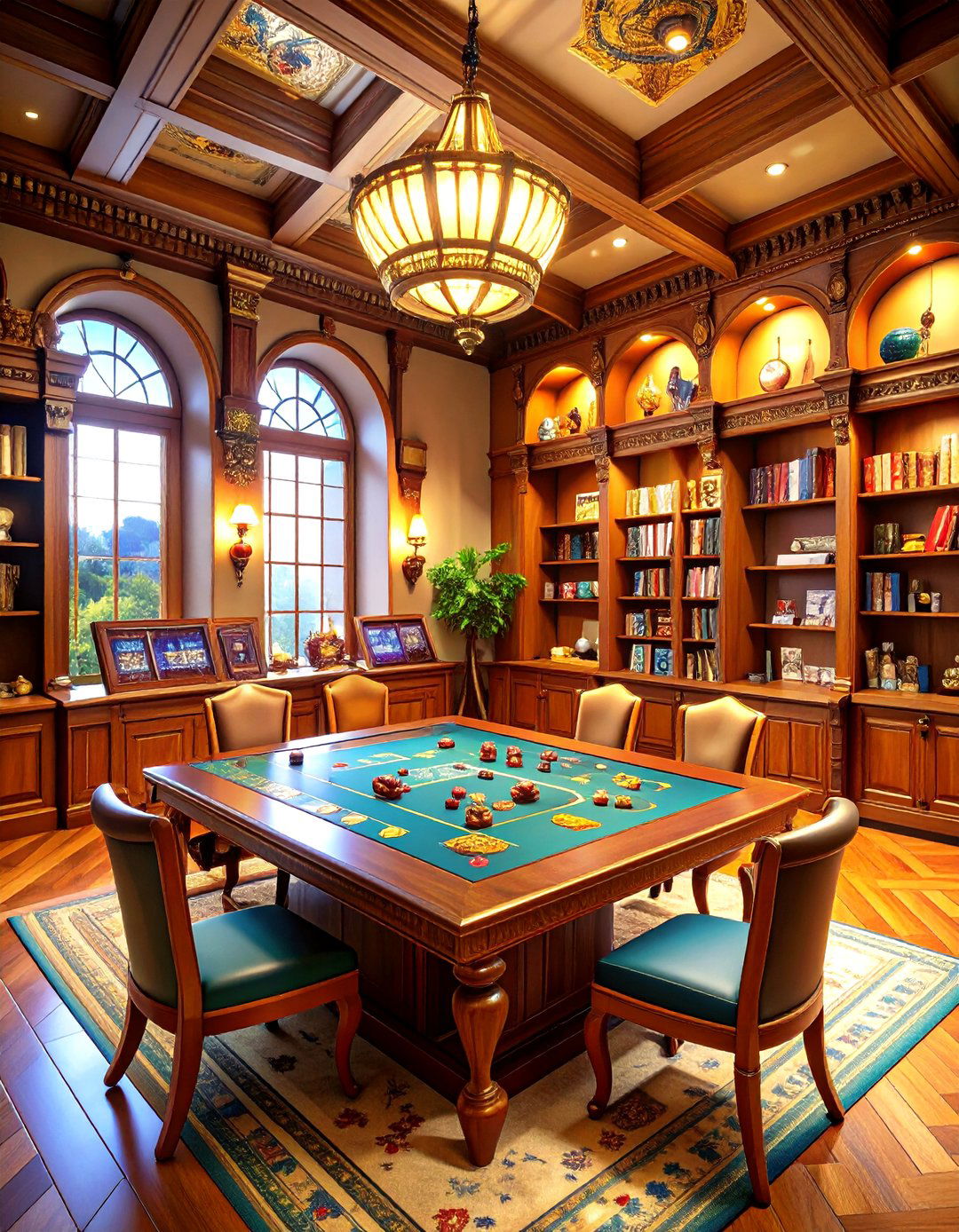 Classic Board Game Parlor - 24 Video Game Room Ideas