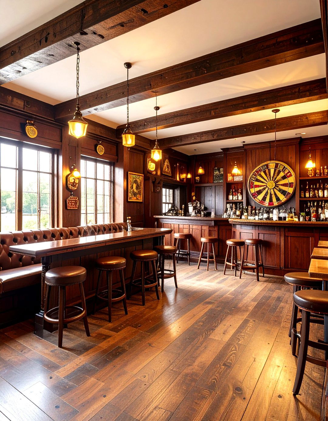 Classic English Pub Man Cave Theme - 24 Man Cave Ideas