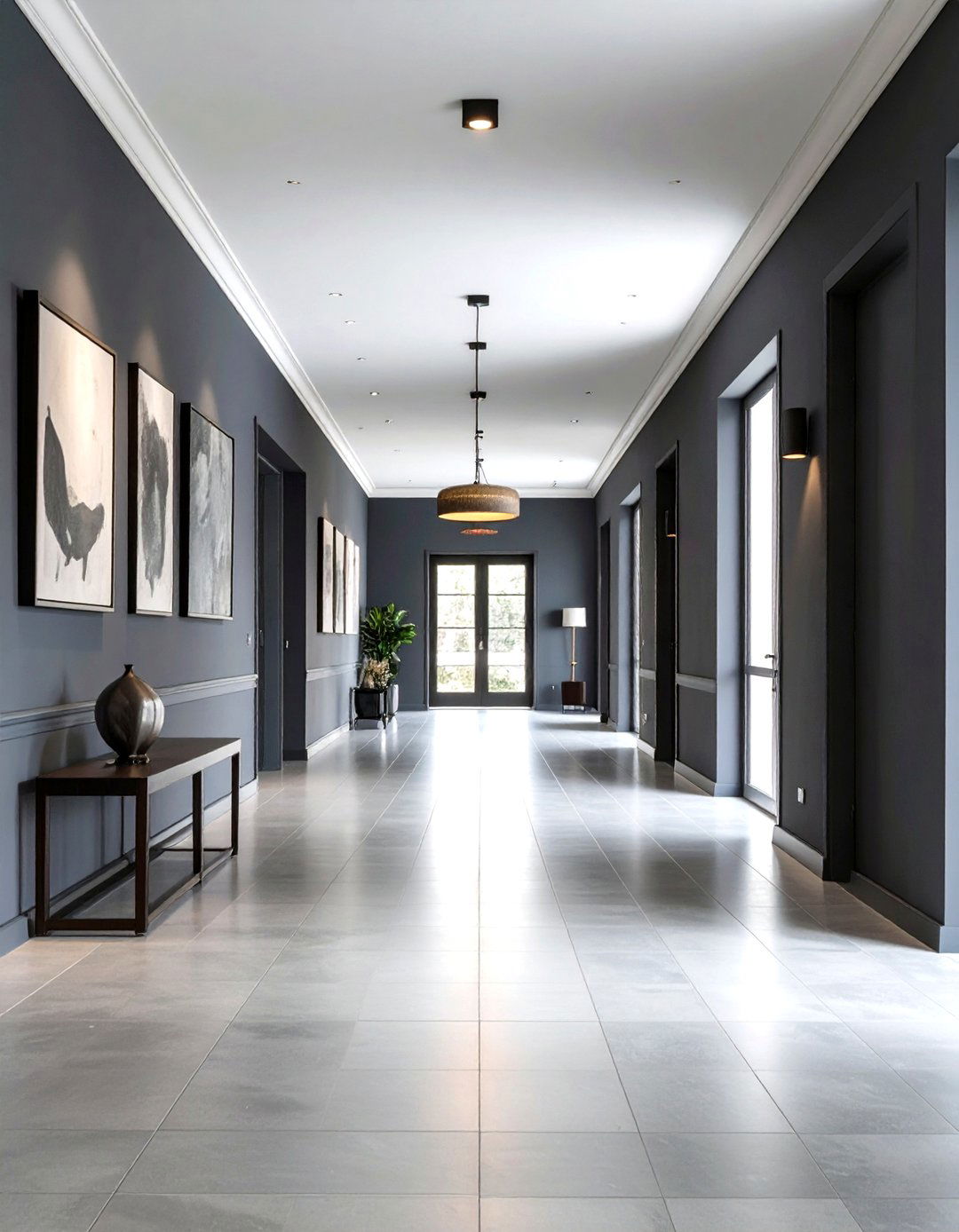 Classic Gray Hallway Design - 24 Light Gray Paint Colors for Your House