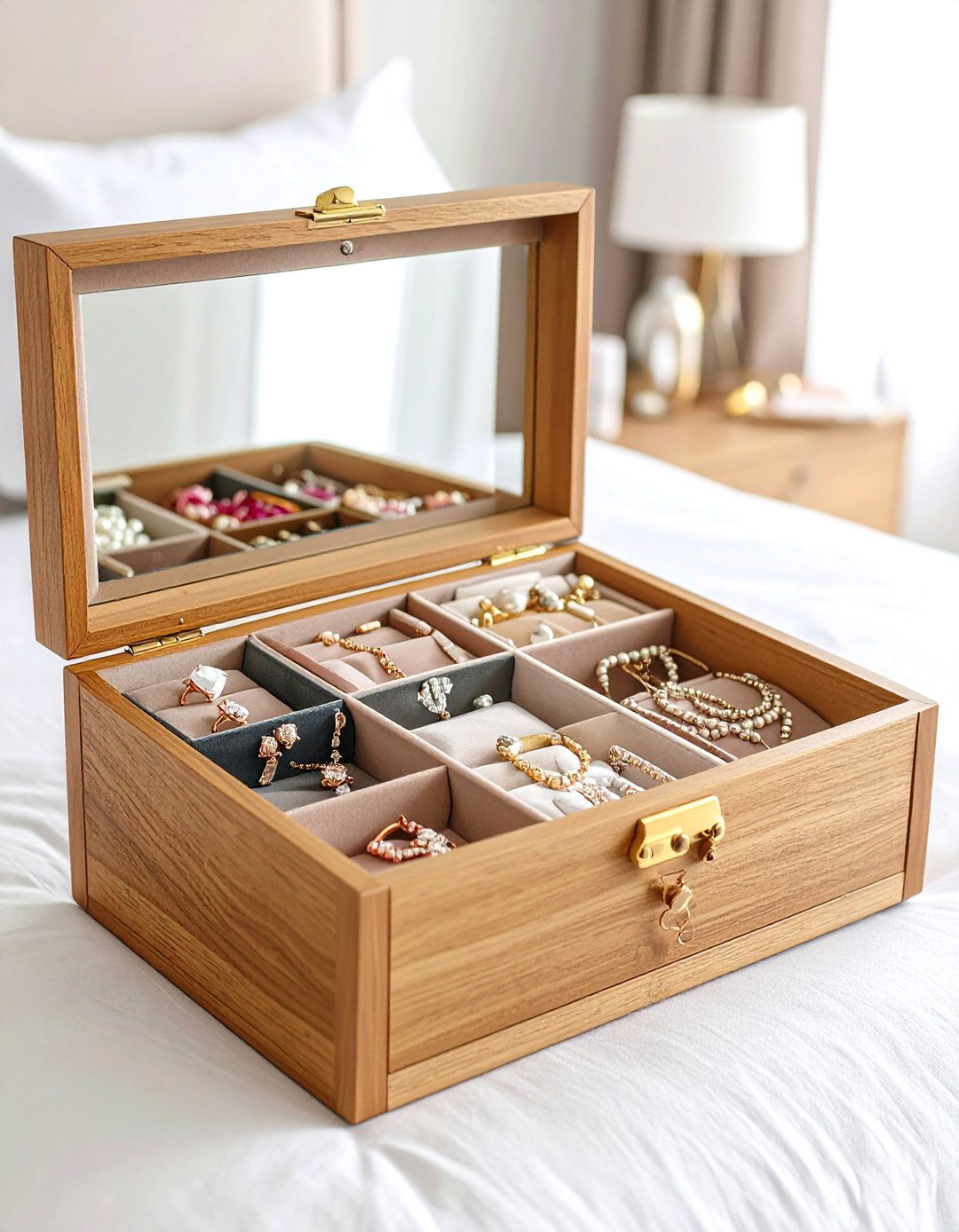 Classic Jewelry Box Storage - 24 Jewelry Storage Ideas