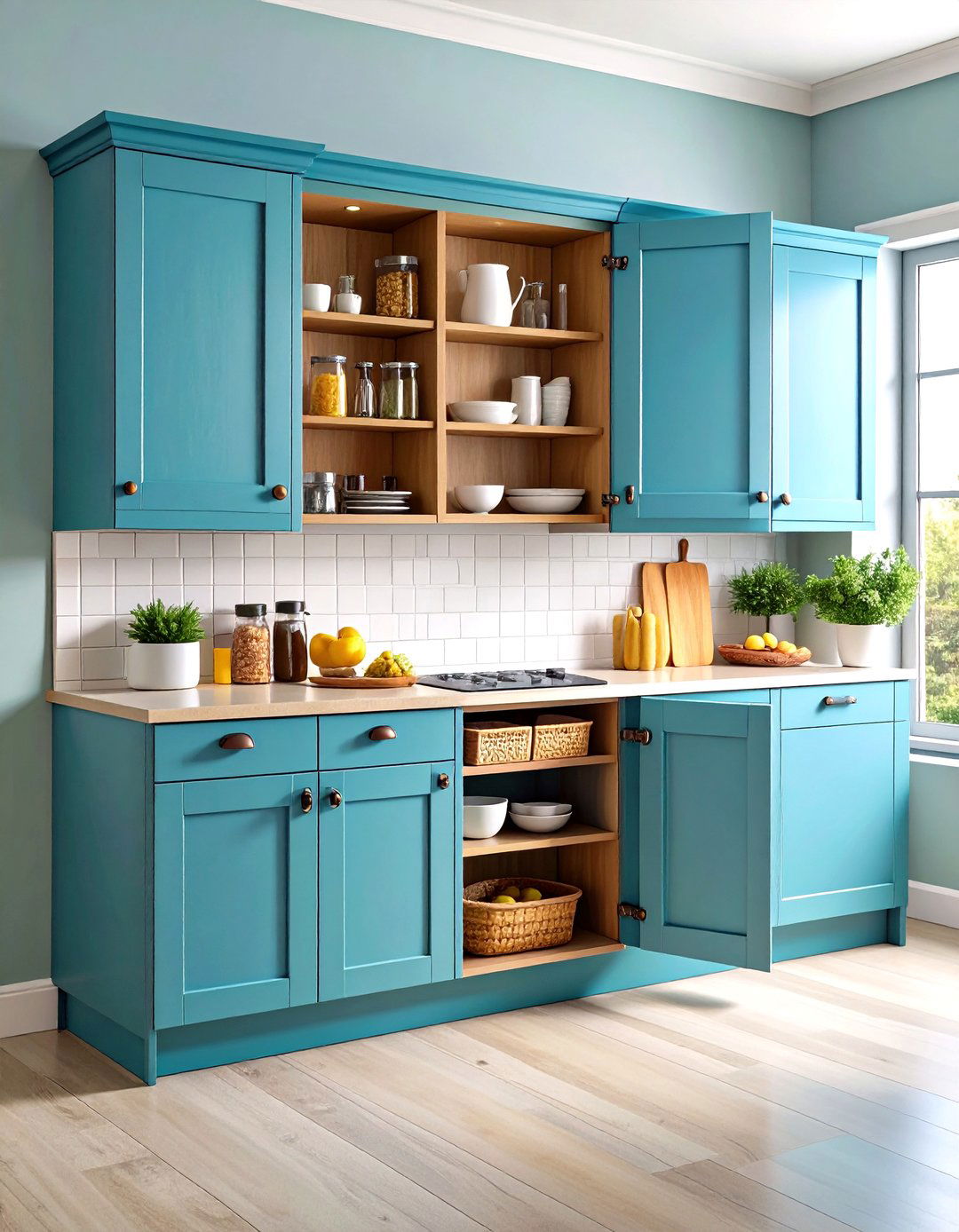 Classic Lazy Susan Corner Cabinet - 24 Kitchen Corner Ideas