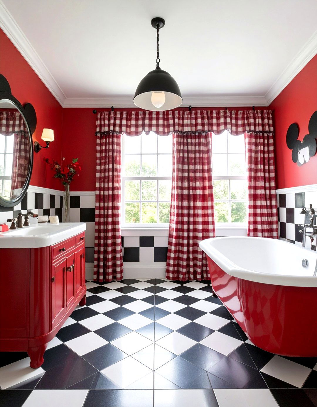 Classic Mickey Mouse Vintage Theme - 24 Disney Bathroom Ideas