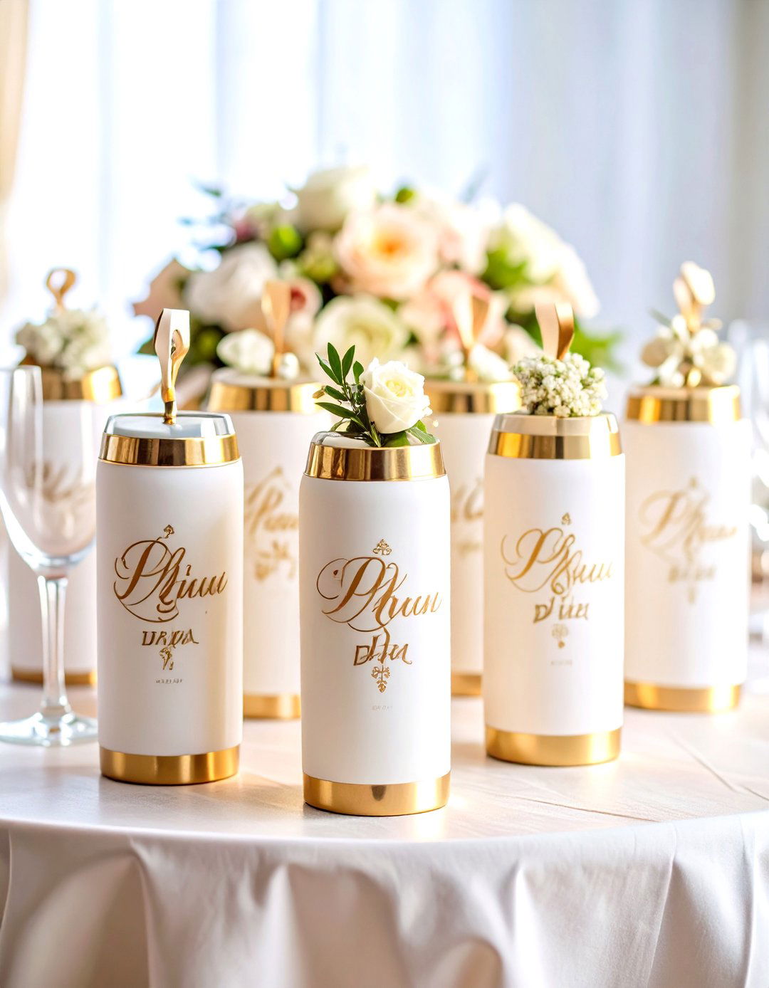 Classic Monogram Wedding Koozies - 24 Wedding Koozie Ideas