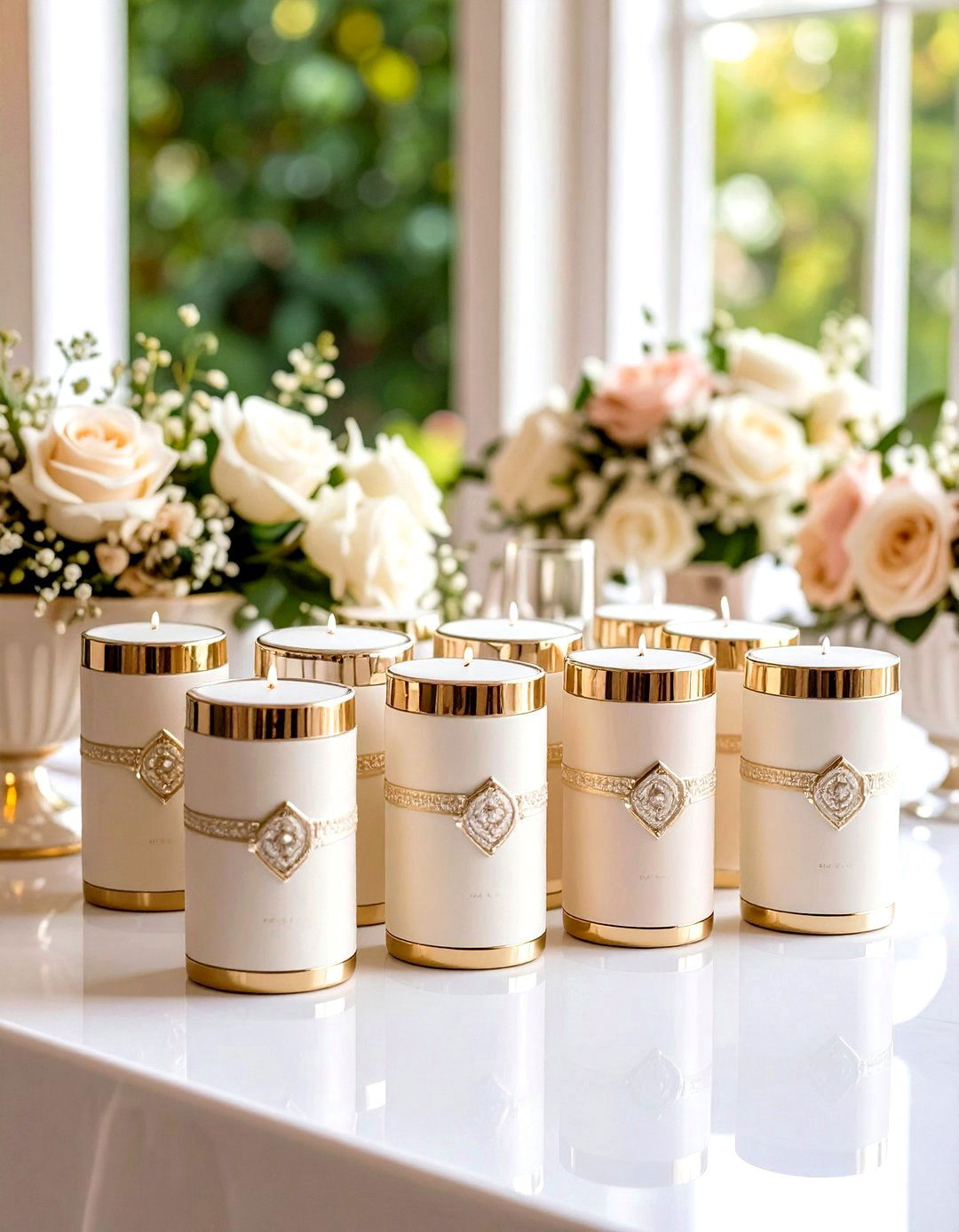 Classic Neutral Wedding Koozies