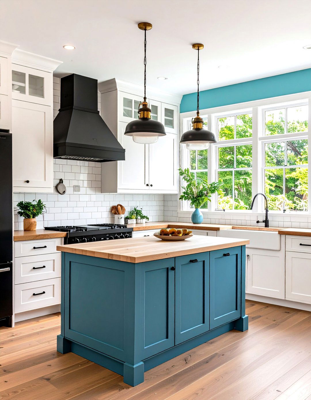 Classic Shaker Style Kitchen - 24 Kitchen With Black Appliances