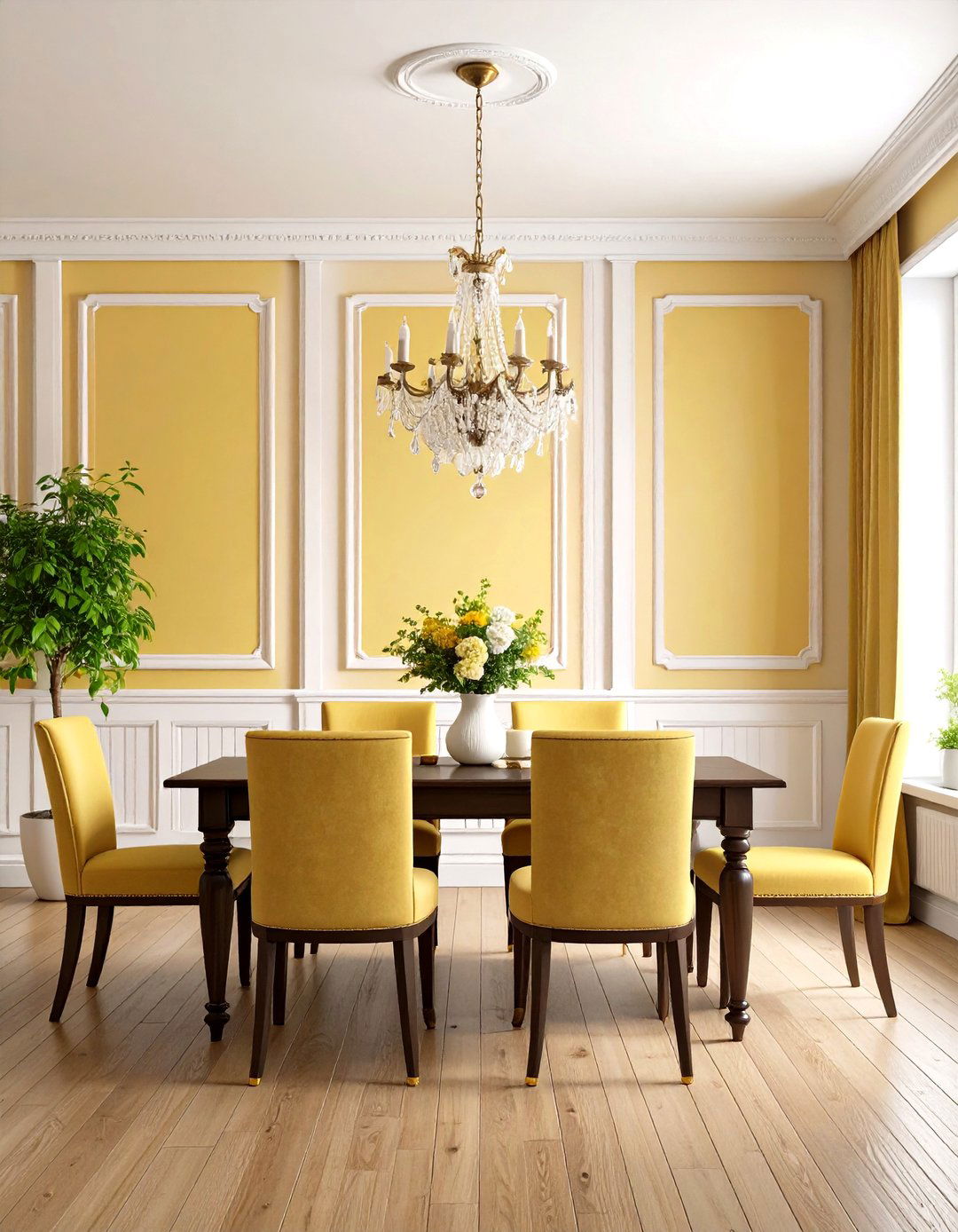 Classic White Beadboard Wainscoting - 24 Dining Room Wainscoting Ideas