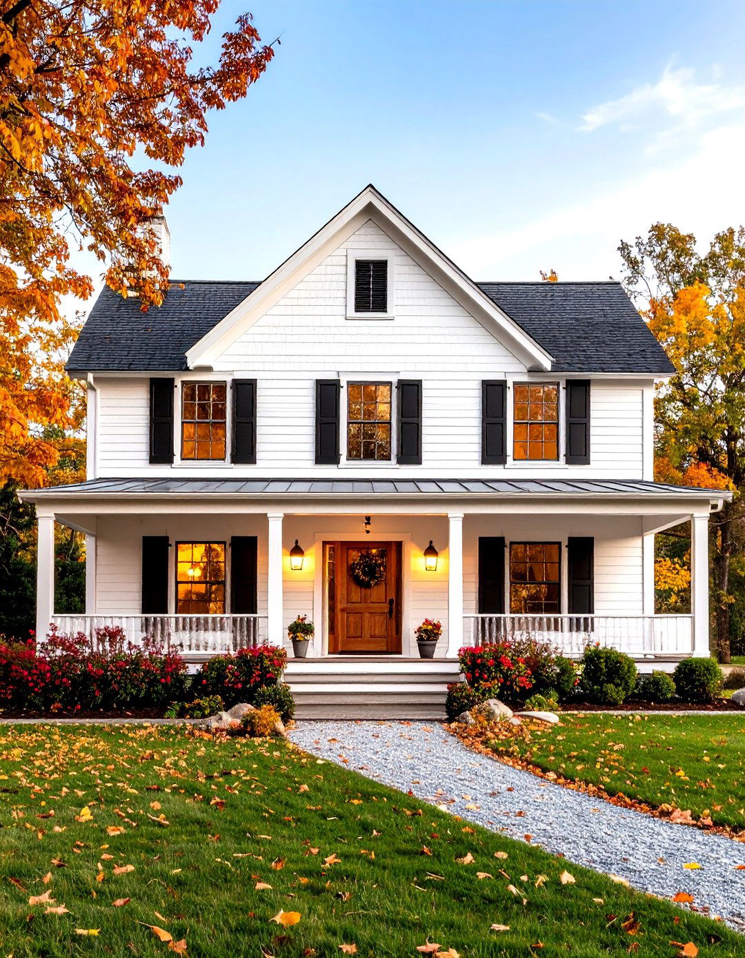 Classic White Farmhouse Painted Brick - 24 Painted Brick Houses