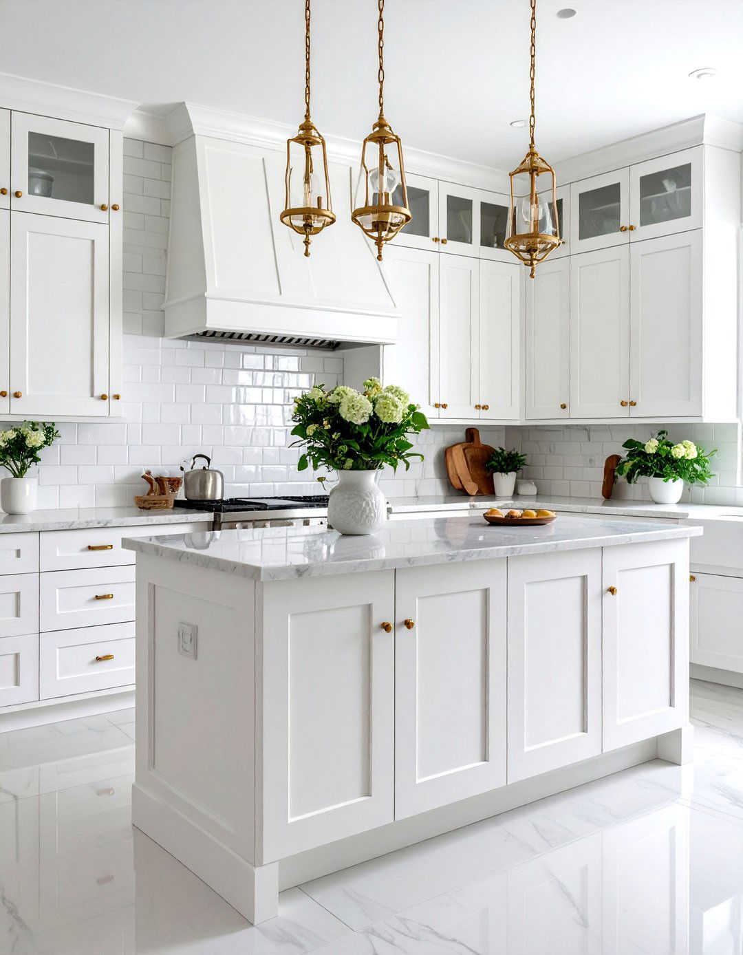 Classic White Shaker Kitchen Cabinets - 24 Kitchen Cabinet Color Ideas