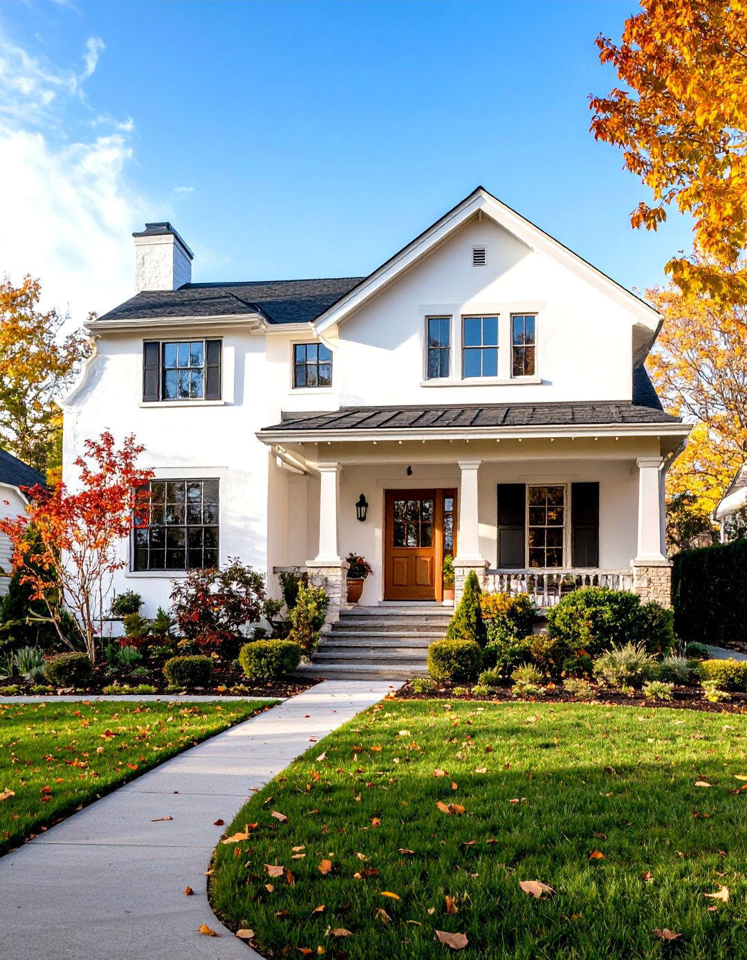 Classic White Stucco Finishes - 24 Stucco Colors for Home Exteriors
