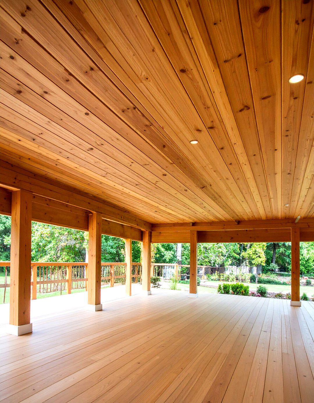 Classic Wood Beadboard Ceiling Design - 24 patio ceiling ideas