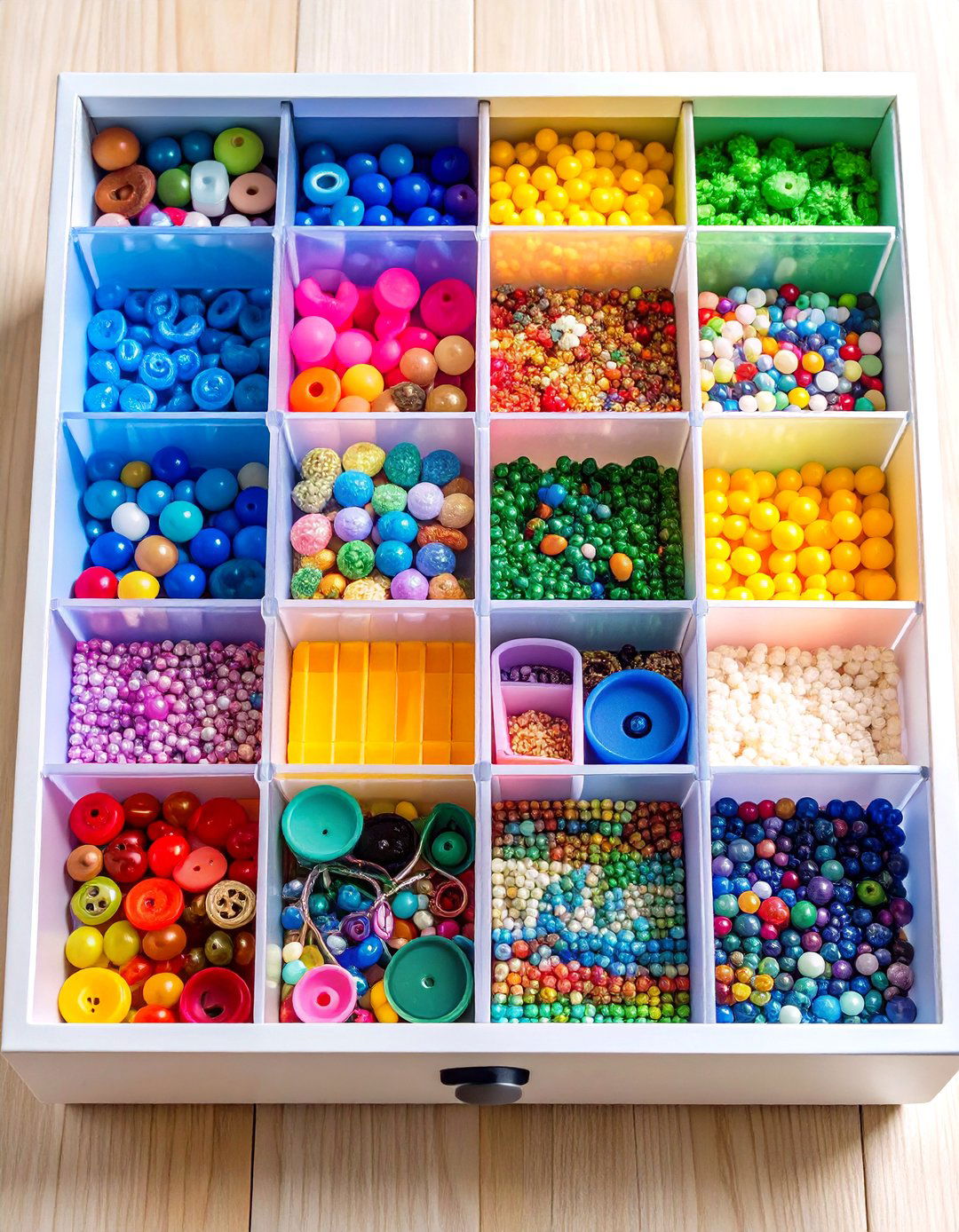 Clear Drawer Organizer Systems - 24 Craft Room Organization Ideas