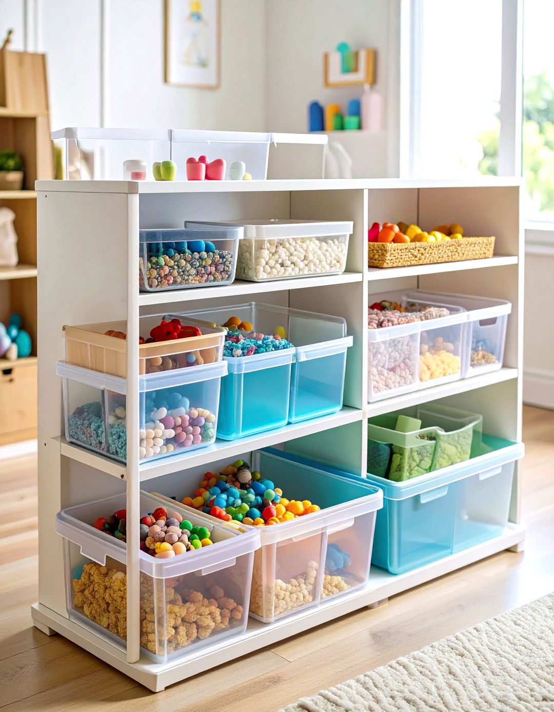 Clear Drawer Organizers with Adjustable Compartments - 24 Lego Storage Ideas
