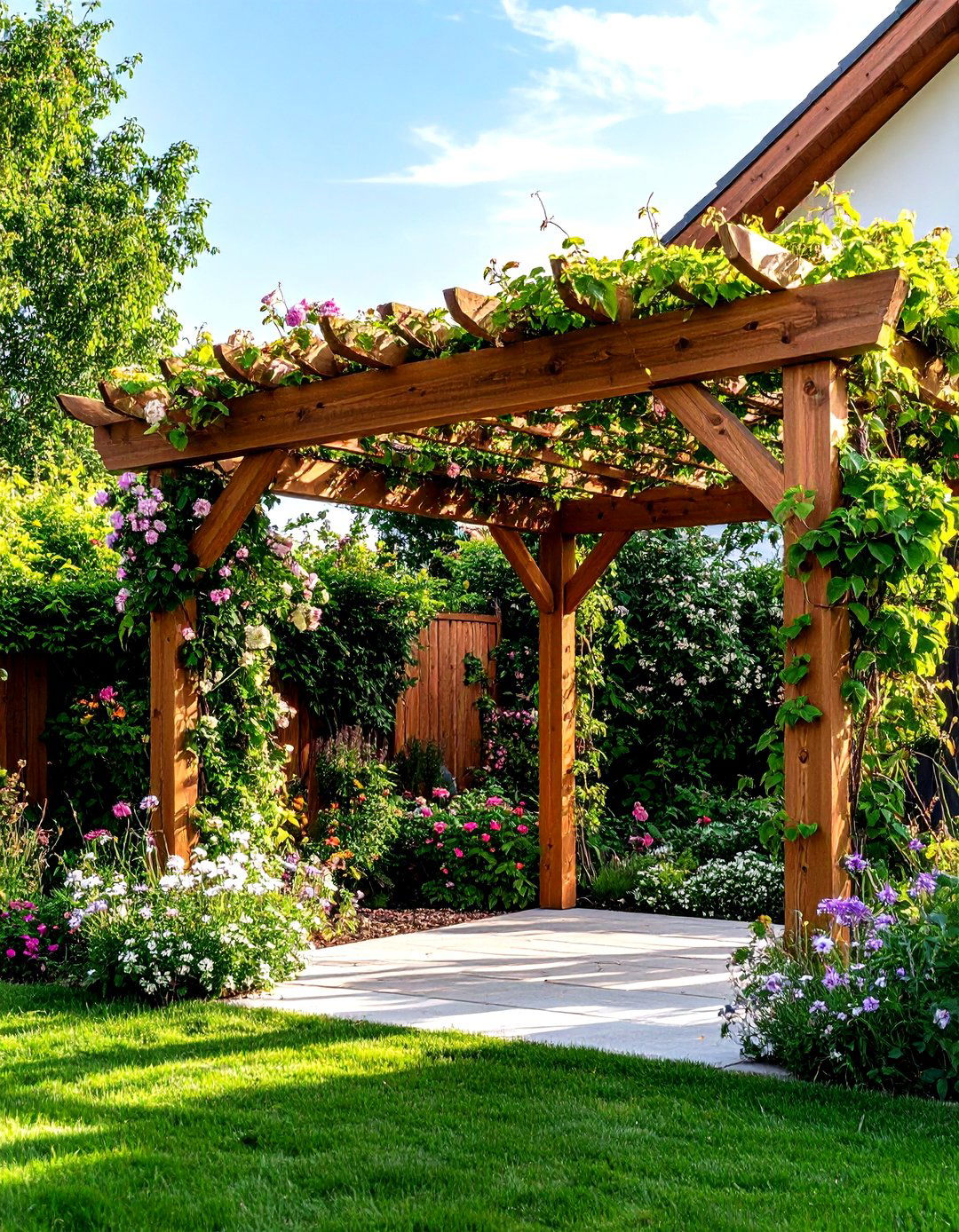 Climbing Plant Cottage Structures - 24 Cottage Garden Ideas